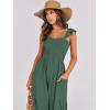imageANRABESS Women Summer Casual Dressy Sleeveless Smocked Wide Leg Linen Jumpsuits Rompers 2025 Trendy Travel Outfit PocketForest