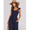 imageANRABESS Women Summer Casual Dressy Sleeveless Smocked Wide Leg Linen Jumpsuits Rompers 2025 Trendy Travel Outfit PocketNavy Blue
