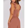 imageANRABESS Women Summer Casual Dressy Sleeveless Smocked Wide Leg Linen Jumpsuits Rompers 2025 Trendy Travel Outfit PocketRust