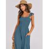 imageANRABESS Women Summer Casual Dressy Sleeveless Smocked Wide Leg Linen Jumpsuits Rompers 2025 Trendy Travel Outfit PocketTeal