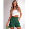 imageANRABESS Women Summer Casual Shorts Elastic High Waisted Wide Leg Cute Dressy Beach Shorts 2025 Fashion Vacation OutfitsGreen