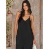imageANRABESS Women Summer Casual Sleeveless Spaghetti Strap Boho Wide Leg Jumpsuits Rompers Dressy 2025 Trendy Outfits ClothesBlack