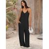 imageANRABESS Women Summer Casual Sleeveless Spaghetti Strap Boho Wide Leg Jumpsuits Rompers Dressy 2025 Trendy Outfits ClothesBlack