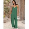 imageANRABESS Women Summer Casual Sleeveless Spaghetti Strap Boho Wide Leg Jumpsuits Rompers Dressy 2025 Trendy Outfits ClothesBlue Green