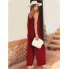 imageANRABESS Women Summer Casual Sleeveless Spaghetti Strap Boho Wide Leg Jumpsuits Rompers Dressy 2025 Trendy Outfits ClothesBurgundy
