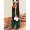 imageANRABESS Women Summer Casual Sleeveless Spaghetti Strap Boho Wide Leg Jumpsuits Rompers Dressy 2025 Trendy Outfits ClothesDeep Green