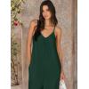 imageANRABESS Women Summer Casual Sleeveless Spaghetti Strap Boho Wide Leg Jumpsuits Rompers Dressy 2025 Trendy Outfits ClothesDeep Green