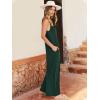 imageANRABESS Women Summer Casual Sleeveless Spaghetti Strap Boho Wide Leg Jumpsuits Rompers Dressy 2025 Trendy Outfits ClothesDeep Green