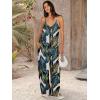 imageANRABESS Women Summer Casual Sleeveless Spaghetti Strap Boho Wide Leg Jumpsuits Rompers Dressy 2025 Trendy Outfits ClothesLeaf Print