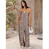 imageANRABESS Women Summer Casual Sleeveless Spaghetti Strap Boho Wide Leg Jumpsuits Rompers Dressy 2025 Trendy Outfits ClothesLeopard Print