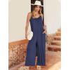 imageANRABESS Women Summer Casual Sleeveless Spaghetti Strap Boho Wide Leg Jumpsuits Rompers Dressy 2025 Trendy Outfits ClothesNavy Blue