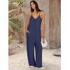 imageANRABESS Women Summer Casual Sleeveless Spaghetti Strap Boho Wide Leg Jumpsuits Rompers Dressy 2025 Trendy Outfits ClothesNavy Blue