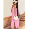 imageANRABESS Women Summer Casual Sleeveless Spaghetti Strap Boho Wide Leg Jumpsuits Rompers Dressy 2025 Trendy Outfits ClothesPink