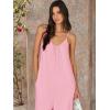 imageANRABESS Women Summer Casual Sleeveless Spaghetti Strap Boho Wide Leg Jumpsuits Rompers Dressy 2025 Trendy Outfits ClothesPink