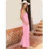 imageANRABESS Women Summer Casual Sleeveless Spaghetti Strap Boho Wide Leg Jumpsuits Rompers Dressy 2025 Trendy Outfits ClothesPink