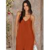 imageANRABESS Women Summer Casual Sleeveless Spaghetti Strap Boho Wide Leg Jumpsuits Rompers Dressy 2025 Trendy Outfits ClothesRust