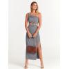 imageANRABESS Women Summer One Shoulder Sleeveless Maxi Dress Cutout Sexy Bodycon Semi Formal Dinner Date Vacation DressesGray