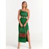 imageANRABESS Women Summer One Shoulder Sleeveless Maxi Dress Cutout Sexy Bodycon Semi Formal Dinner Date Vacation DressesGreen