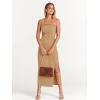 imageANRABESS Women Summer One Shoulder Sleeveless Maxi Dress Cutout Sexy Bodycon Semi Formal Dinner Date Vacation DressesKhaki