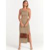 imageANRABESS Women Summer One Shoulder Sleeveless Maxi Dress Cutout Sexy Bodycon Semi Formal Dinner Date Vacation DressesLight Khaki