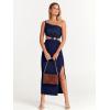 imageANRABESS Women Summer One Shoulder Sleeveless Maxi Dress Cutout Sexy Bodycon Semi Formal Dinner Date Vacation DressesNavy Blue