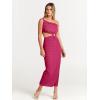 imageANRABESS Women Summer One Shoulder Sleeveless Maxi Dress Cutout Sexy Bodycon Semi Formal Dinner Date Vacation DressesRose