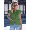 imageANRABESS Women Sweater Vests Sleeveless Cardigan Casual Loose Knit Button Down Sweater Tops 2025 Spring Summer Trendy OutfitsGreen