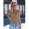 imageANRABESS Women Sweater Vests Sleeveless Cardigan Casual Loose Knit Button Down Sweater Tops 2025 Spring Summer Trendy OutfitsKhaki
