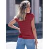 imageANRABESS Women Sweater Vests Sleeveless Cardigan Casual Loose Knit Button Down Sweater Tops 2025 Spring Summer Trendy OutfitsRed