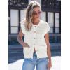 imageANRABESS Women Sweater Vests Sleeveless Cardigan Casual Loose Knit Button Down Sweater Tops 2025 Spring Summer Trendy OutfitsWhite