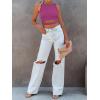 imageANRABESS Women Tank Tops High Neck Sleeveless Sexy Cutout Racer Back Going Out Crop Tops Shirts Summer Y2K OutfitsHot Pink