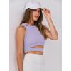 imageANRABESS Women Tank Tops High Neck Sleeveless Sexy Cutout Racer Back Going Out Crop Tops Shirts Summer Y2K OutfitsPurple
