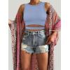 imageANRABESS Women Tank Tops High Neck Sleeveless Sexy Cutout Racer Back Going Out Crop Tops Shirts Summer Y2K OutfitsSky
