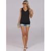imageANRABESS Women Tank Tops Summer V Neck Sleeveless Casual Loose Fit Cute Cami Basic T Shirts Solid Tees 2025 Trendy OutfitsBlack