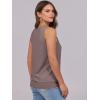 imageANRABESS Women Tank Tops Summer V Neck Sleeveless Casual Loose Fit Cute Cami Basic T Shirts Solid Tees 2025 Trendy OutfitsBrown
