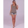 imageANRABESS Women Tank Tops Summer V Neck Sleeveless Casual Loose Fit Cute Cami Basic T Shirts Solid Tees 2025 Trendy OutfitsBrown