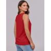 imageANRABESS Women Tank Tops Summer V Neck Sleeveless Casual Loose Fit Cute Cami Basic T Shirts Solid Tees 2025 Trendy OutfitsDeep Red