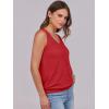 imageANRABESS Women Tank Tops Summer V Neck Sleeveless Casual Loose Fit Cute Cami Basic T Shirts Solid Tees 2025 Trendy OutfitsDeep Red