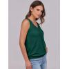 imageANRABESS Women Tank Tops Summer V Neck Sleeveless Casual Loose Fit Cute Cami Basic T Shirts Solid Tees 2025 Trendy OutfitsForest