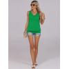 imageANRABESS Women Tank Tops Summer V Neck Sleeveless Casual Loose Fit Cute Cami Basic T Shirts Solid Tees 2025 Trendy OutfitsGreen