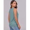 imageANRABESS Women Tank Tops Summer V Neck Sleeveless Casual Loose Fit Cute Cami Basic T Shirts Solid Tees 2025 Trendy OutfitsGreen Blue