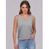 imageANRABESS Women Tank Tops Summer V Neck Sleeveless Casual Loose Fit Cute Cami Basic T Shirts Solid Tees 2025 Trendy OutfitsGrey