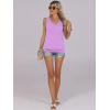 imageANRABESS Women Tank Tops Summer V Neck Sleeveless Casual Loose Fit Cute Cami Basic T Shirts Solid Tees 2025 Trendy OutfitsLilac