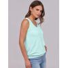 imageANRABESS Women Tank Tops Summer V Neck Sleeveless Casual Loose Fit Cute Cami Basic T Shirts Solid Tees 2025 Trendy OutfitsMint Green