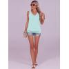 imageANRABESS Women Tank Tops Summer V Neck Sleeveless Casual Loose Fit Cute Cami Basic T Shirts Solid Tees 2025 Trendy OutfitsMint Green