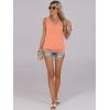 imageANRABESS Women Tank Tops Summer V Neck Sleeveless Casual Loose Fit Cute Cami Basic T Shirts Solid Tees 2025 Trendy OutfitsOrange