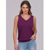 imageANRABESS Women Tank Tops Summer V Neck Sleeveless Casual Loose Fit Cute Cami Basic T Shirts Solid Tees 2025 Trendy OutfitsPurple