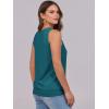 imageANRABESS Women Tank Tops Summer V Neck Sleeveless Casual Loose Fit Cute Cami Basic T Shirts Solid Tees 2025 Trendy OutfitsTeal