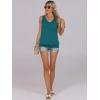 imageANRABESS Women Tank Tops Summer V Neck Sleeveless Casual Loose Fit Cute Cami Basic T Shirts Solid Tees 2025 Trendy OutfitsTeal