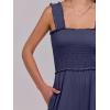 imageANRABESS Womens Casual Summer Jumpsuits Smocked Sleeveless Wide Leg Long Romper Jumpers 2025 Beach Vacation OutfitsNavy Blue